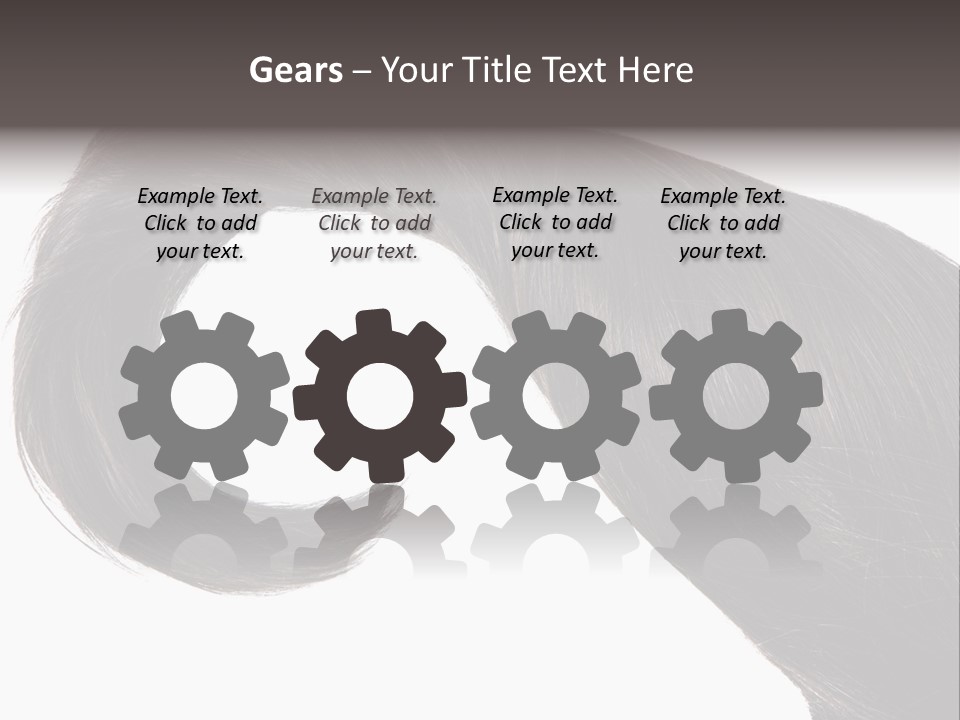 Feminine Color Uncombed PowerPoint Template