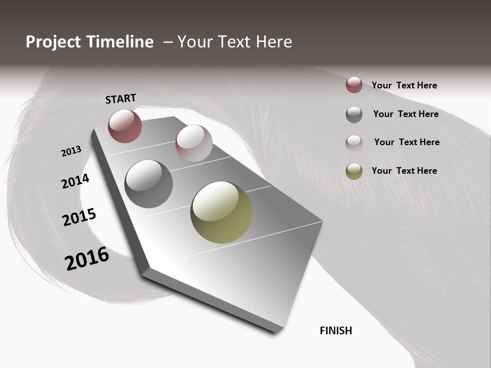Feminine Color Uncombed PowerPoint Template