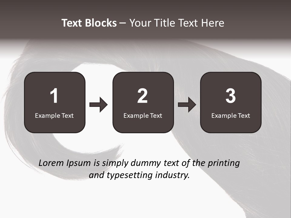 Feminine Color Uncombed PowerPoint Template