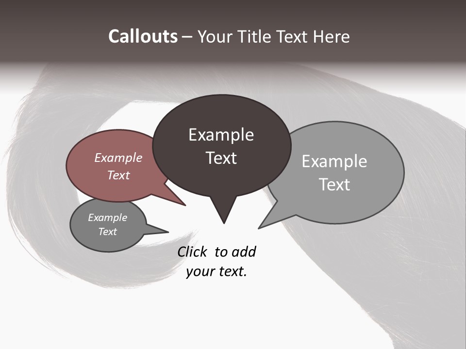Feminine Color Uncombed PowerPoint Template