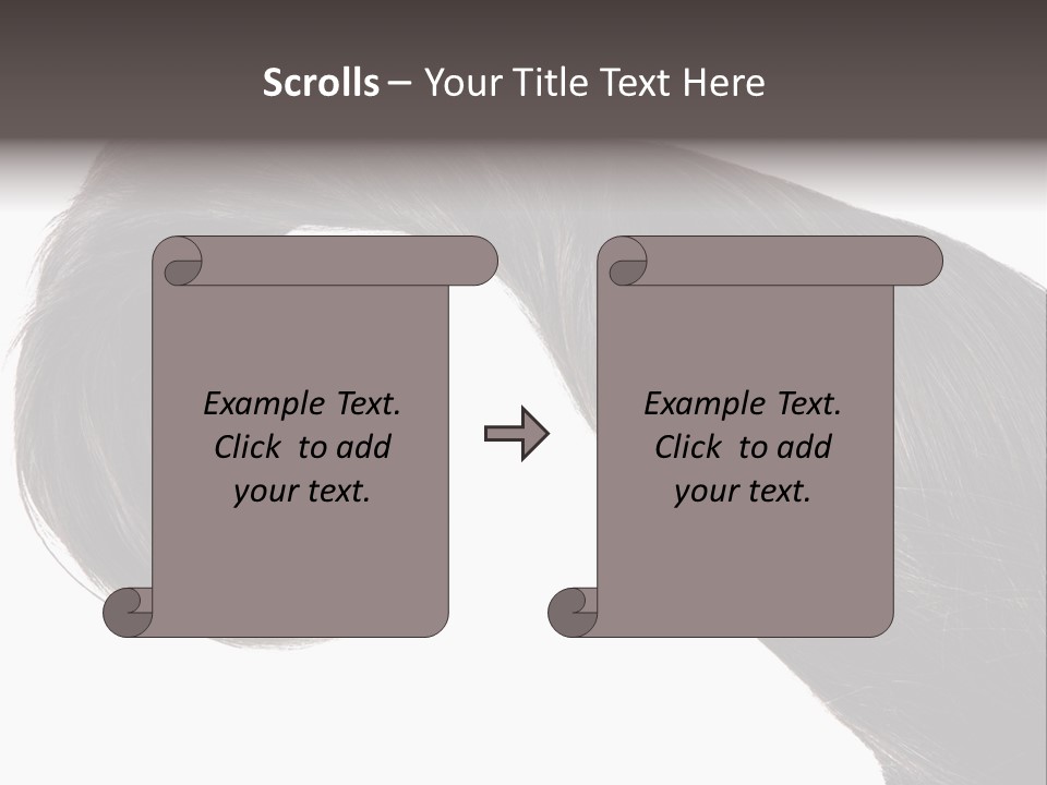 Feminine Color Uncombed PowerPoint Template