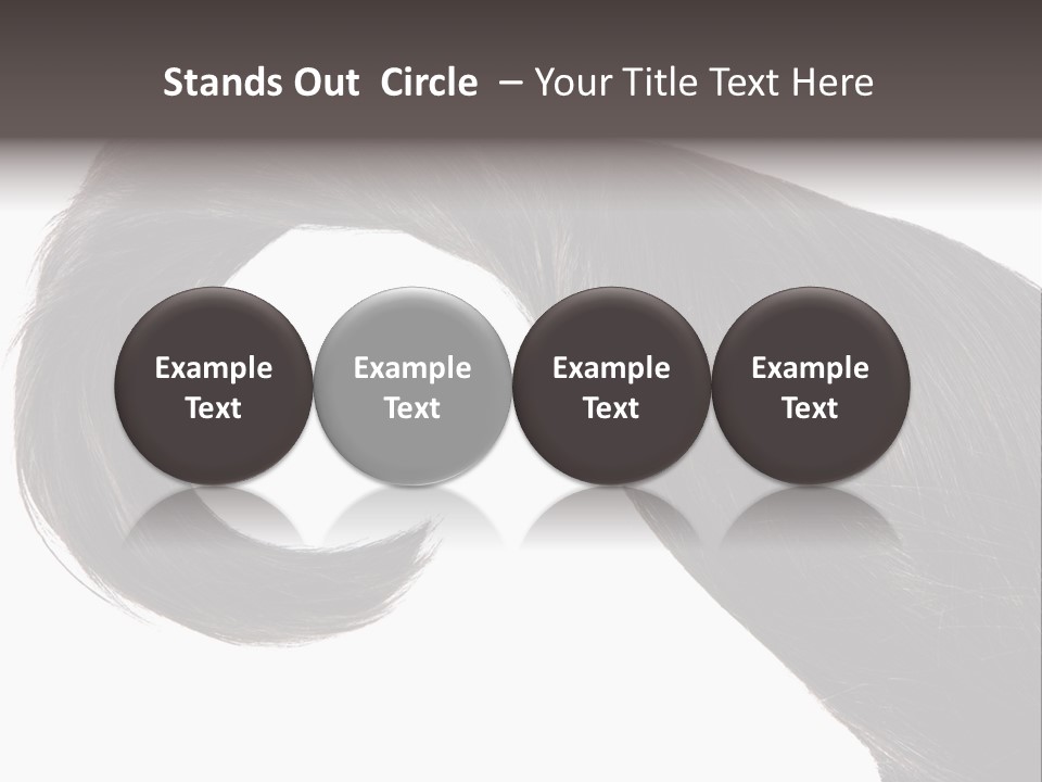 Feminine Color Uncombed PowerPoint Template