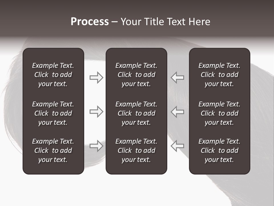 Feminine Color Uncombed PowerPoint Template