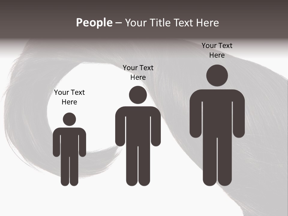 Feminine Color Uncombed PowerPoint Template