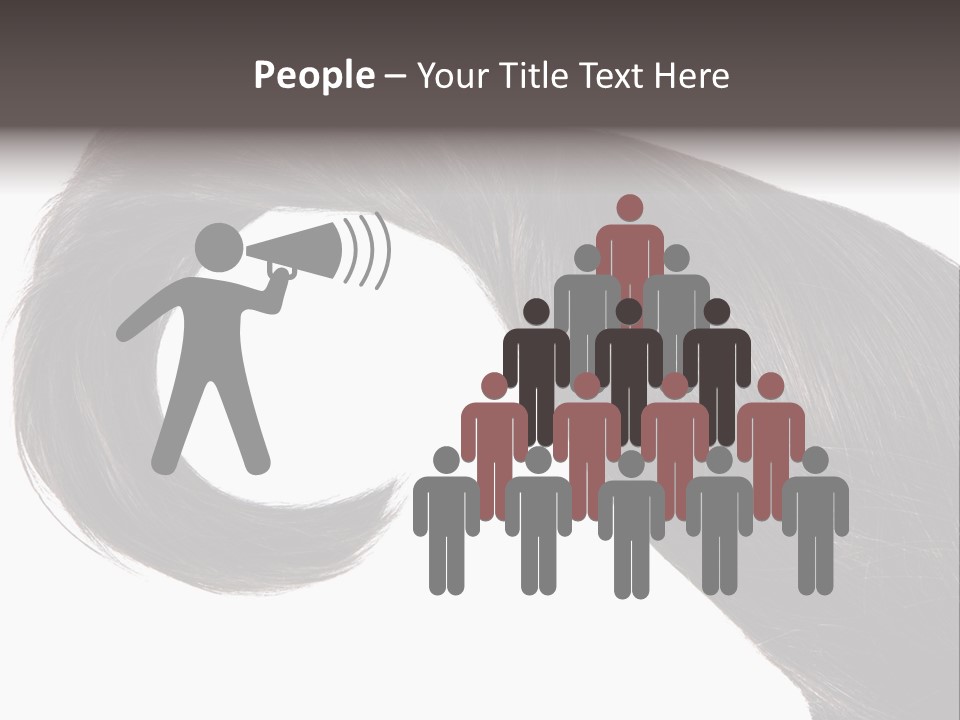 Feminine Color Uncombed PowerPoint Template