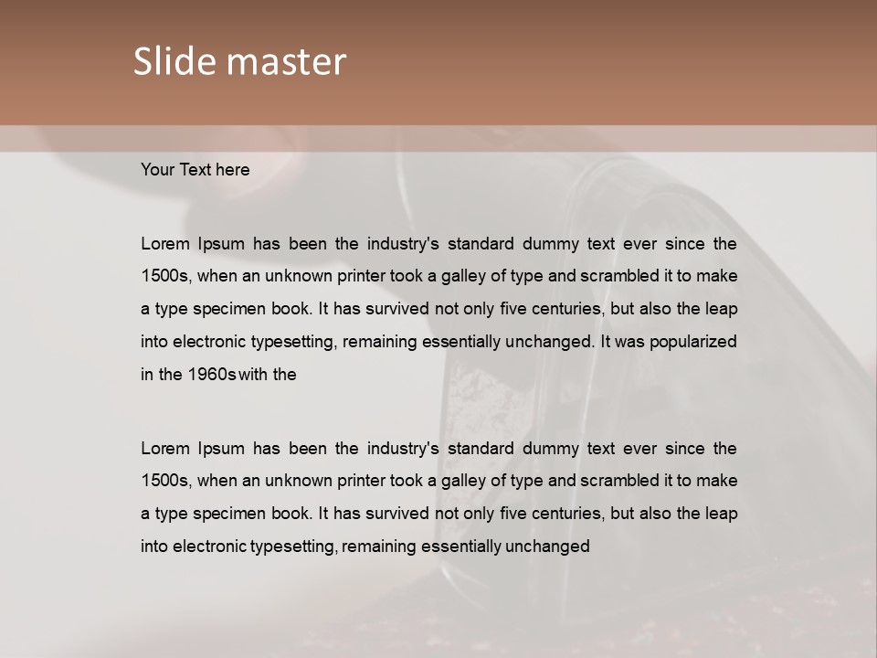 Clean Carpet Work PowerPoint Template