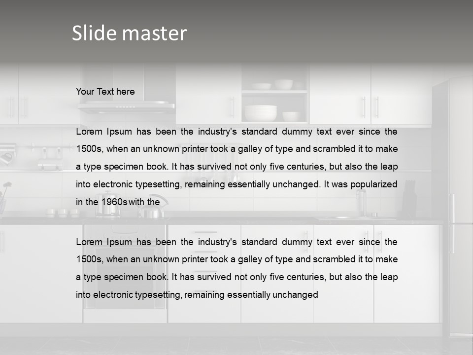 Architecture Steel Domestic PowerPoint Template