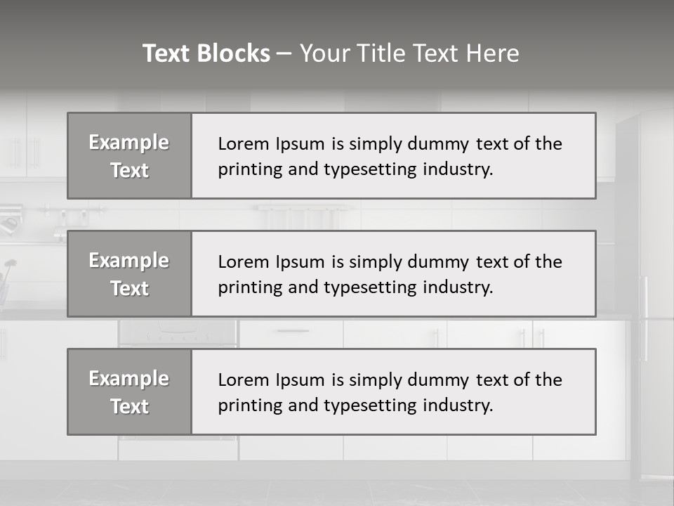 Architecture Steel Domestic PowerPoint Template