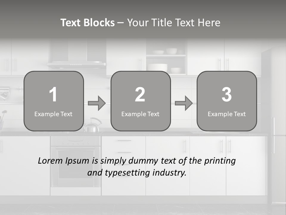 Architecture Steel Domestic PowerPoint Template