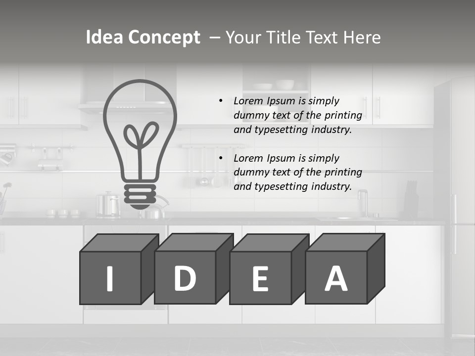 Architecture Steel Domestic PowerPoint Template