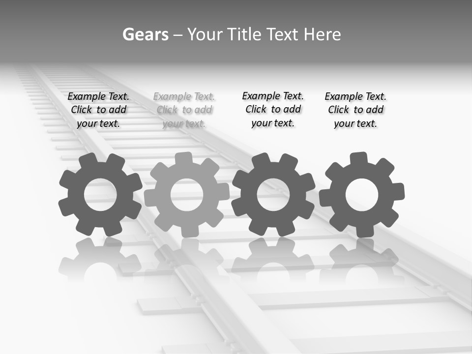 Transport Perspective Commute PowerPoint Template