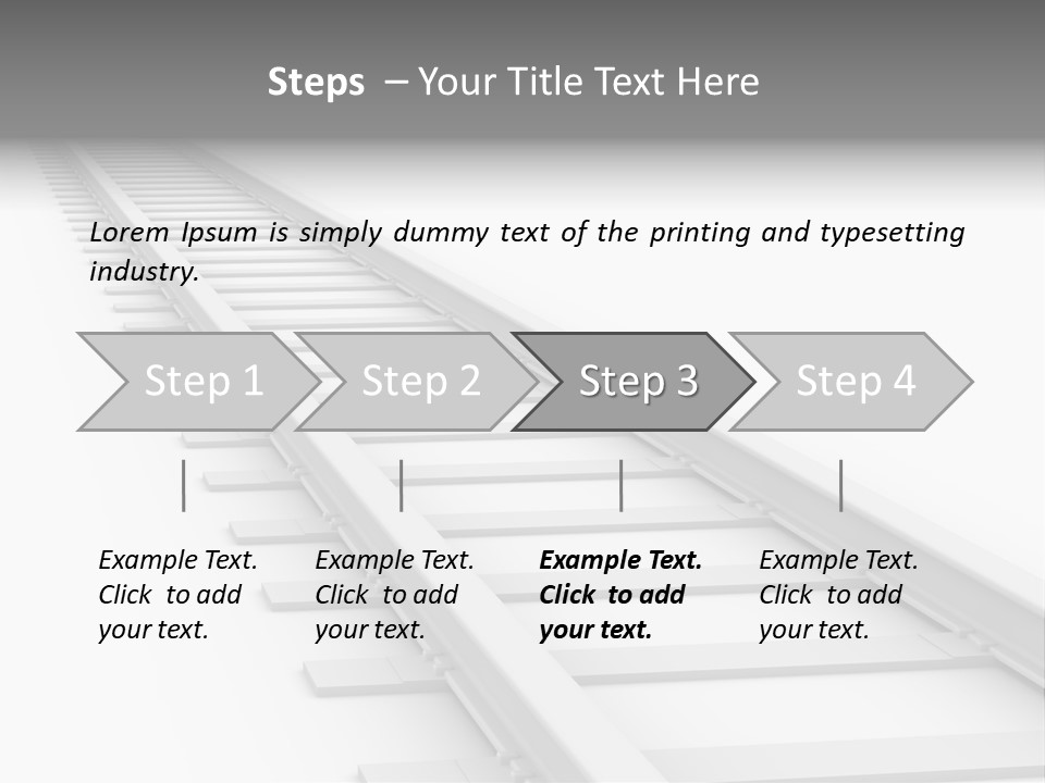 Transport Perspective Commute PowerPoint Template