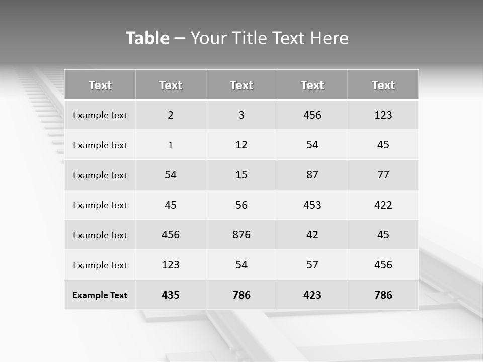 Transport Perspective Commute PowerPoint Template