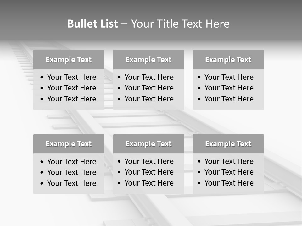 Transport Perspective Commute PowerPoint Template