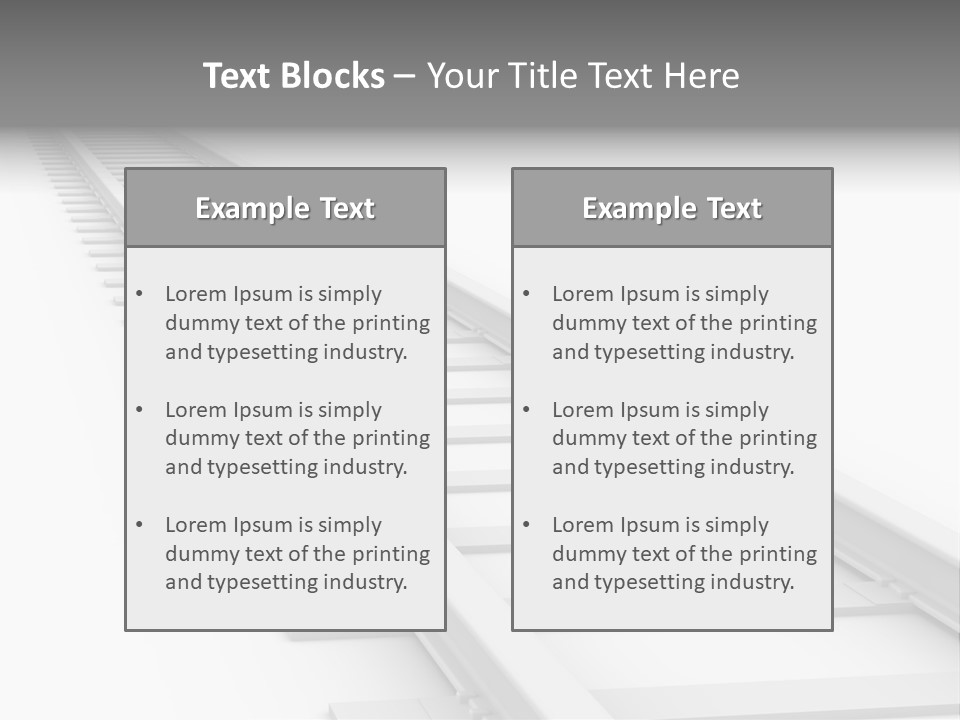 Transport Perspective Commute PowerPoint Template