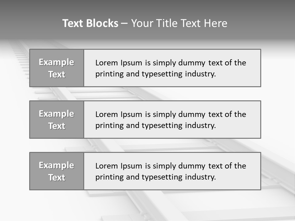 Transport Perspective Commute PowerPoint Template
