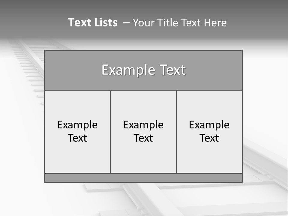 Transport Perspective Commute PowerPoint Template