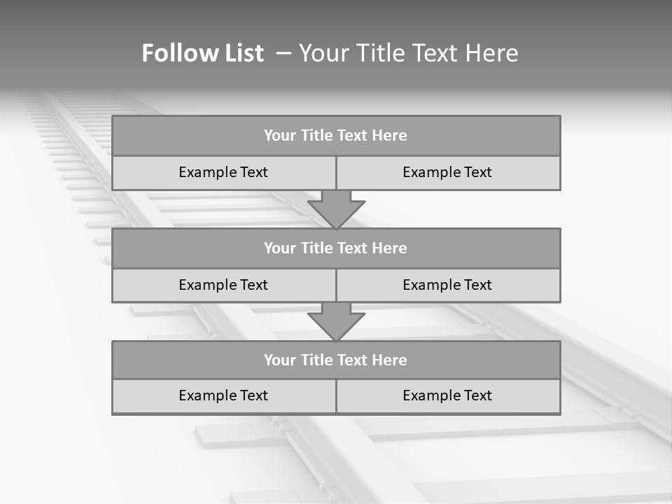 Transport Perspective Commute PowerPoint Template