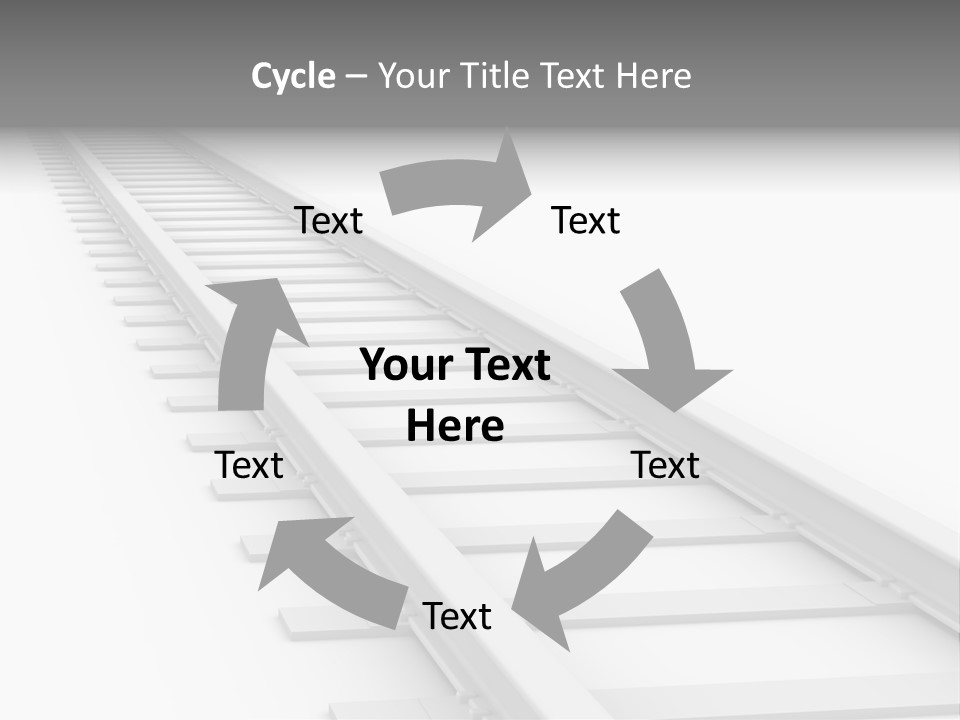 Transport Perspective Commute PowerPoint Template