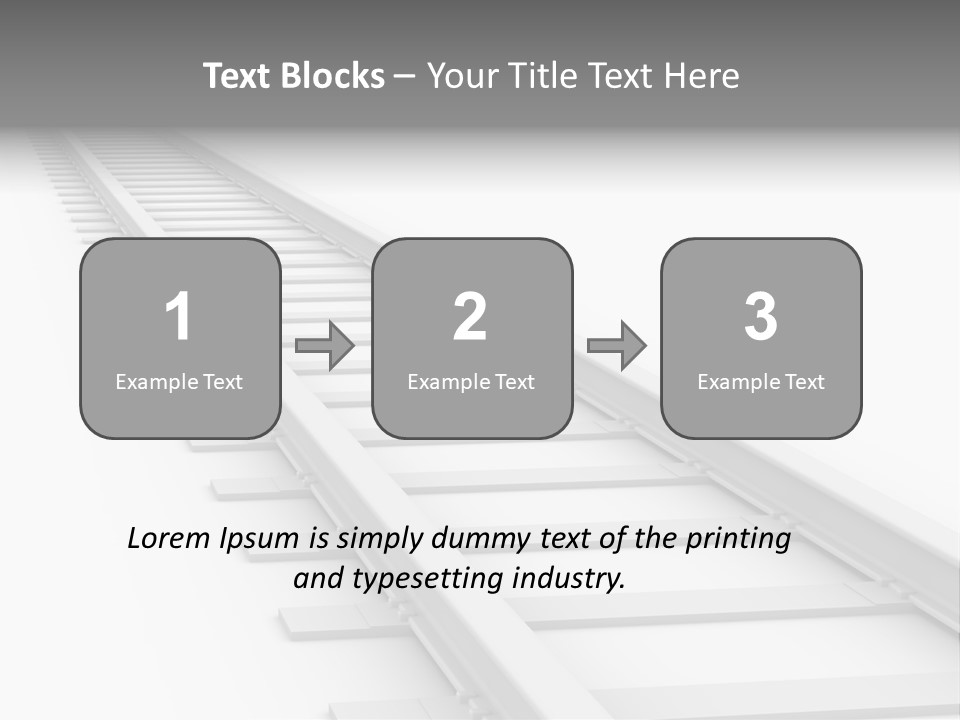 Transport Perspective Commute PowerPoint Template