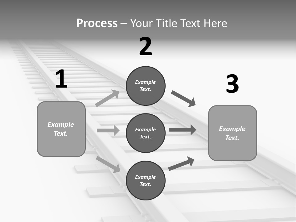 Transport Perspective Commute PowerPoint Template