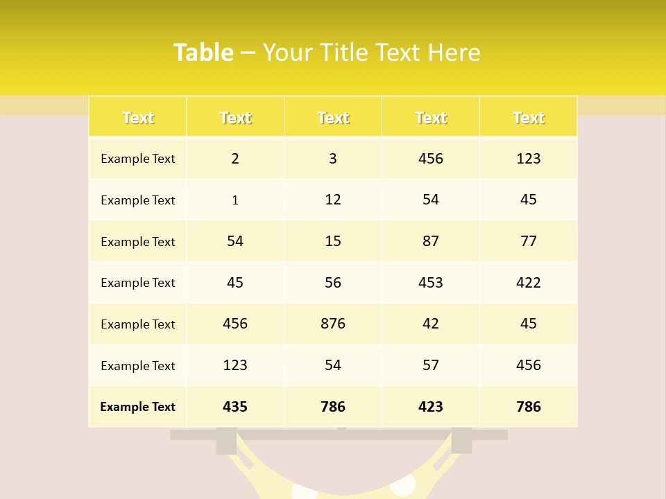 Wardrobe Trendy Pool PowerPoint Template
