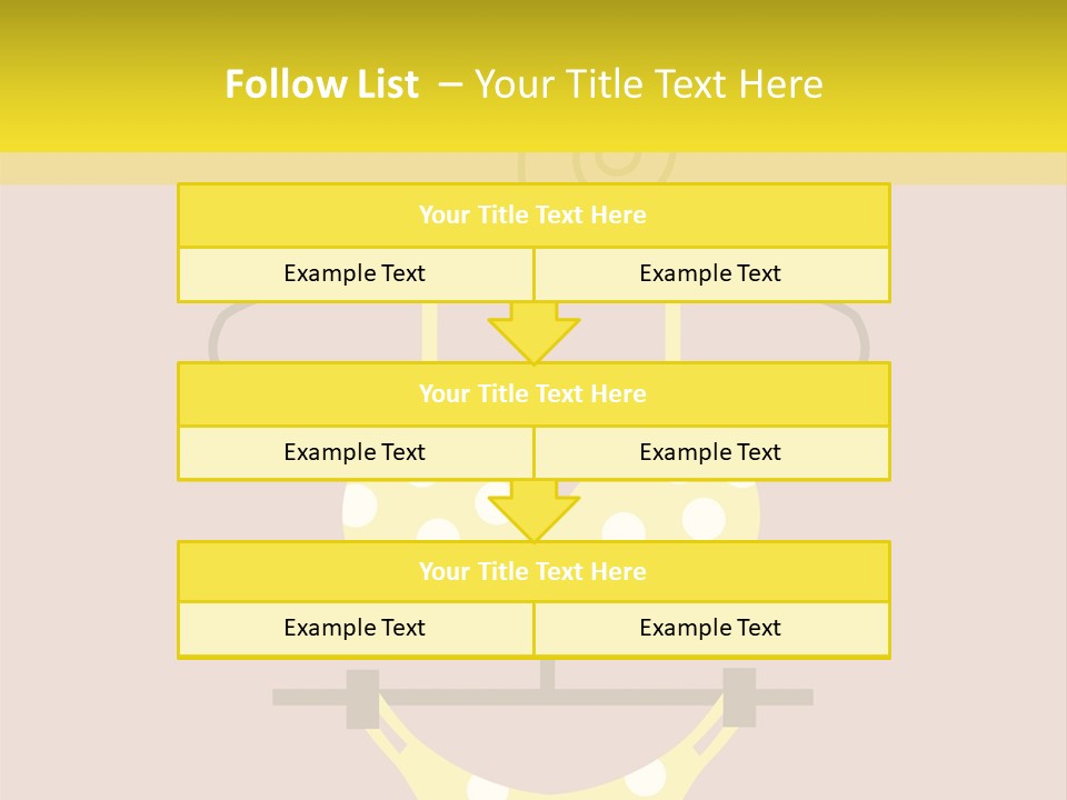 Wardrobe Trendy Pool PowerPoint Template