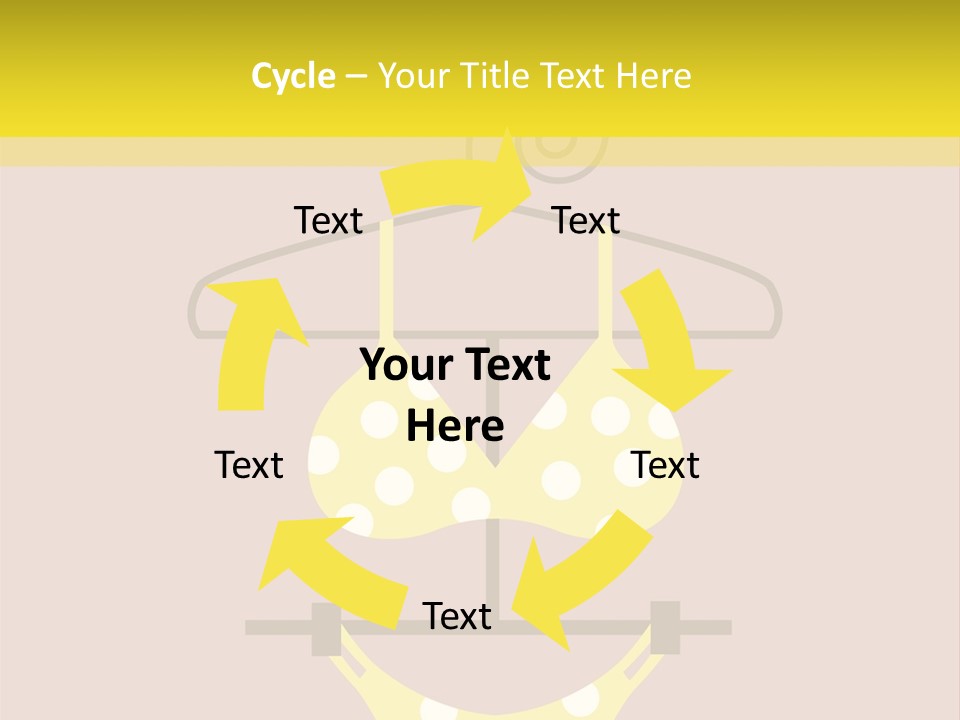 Wardrobe Trendy Pool PowerPoint Template