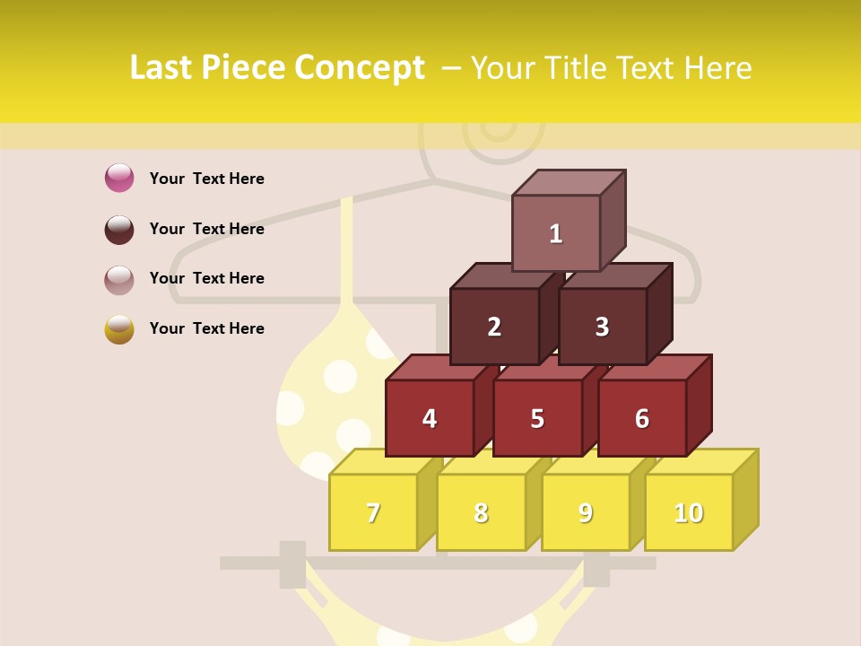 Wardrobe Trendy Pool PowerPoint Template