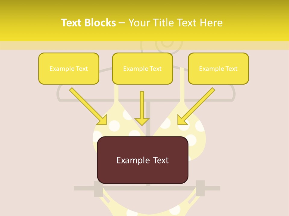 Wardrobe Trendy Pool PowerPoint Template