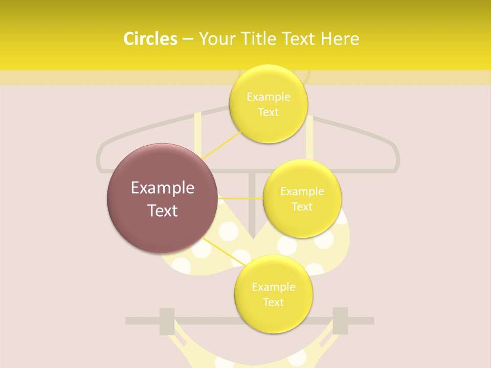 Wardrobe Trendy Pool PowerPoint Template