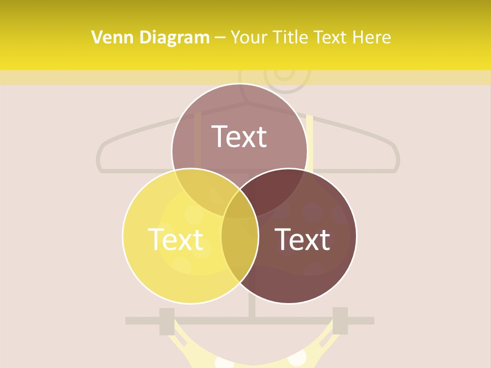 Wardrobe Trendy Pool PowerPoint Template