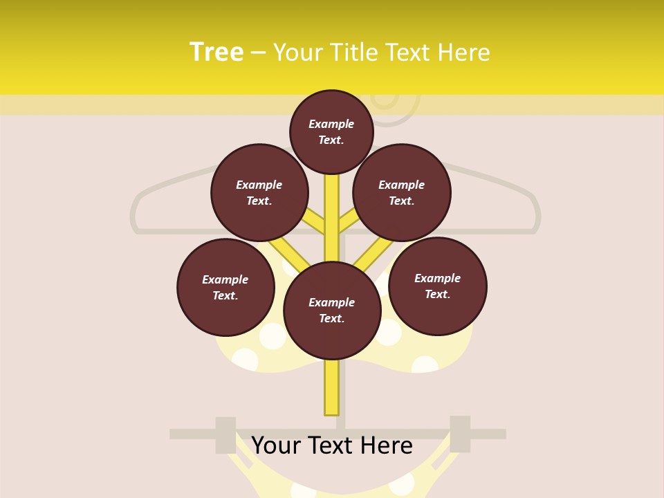 Wardrobe Trendy Pool PowerPoint Template