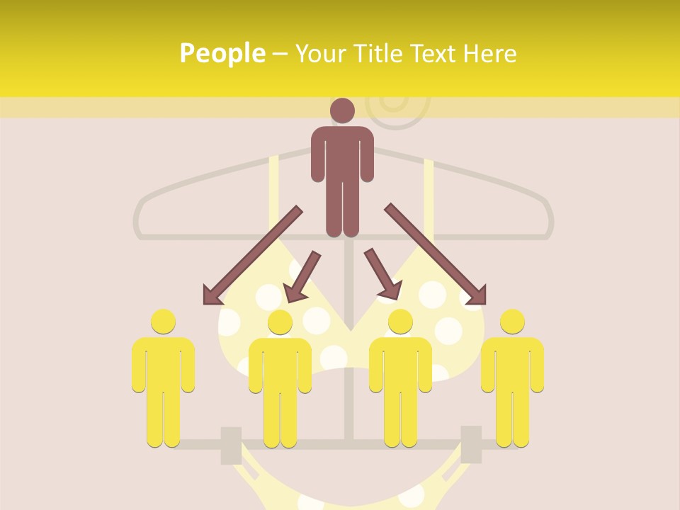 Wardrobe Trendy Pool PowerPoint Template