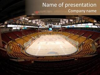Skating Boards Ice PowerPoint Template