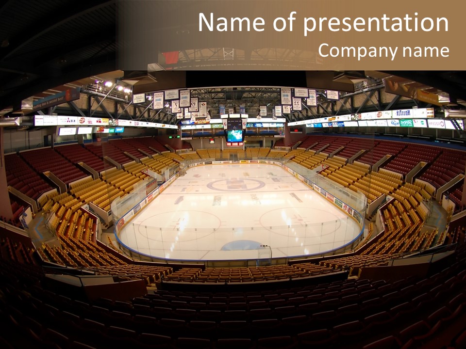Skating Boards Ice PowerPoint Template