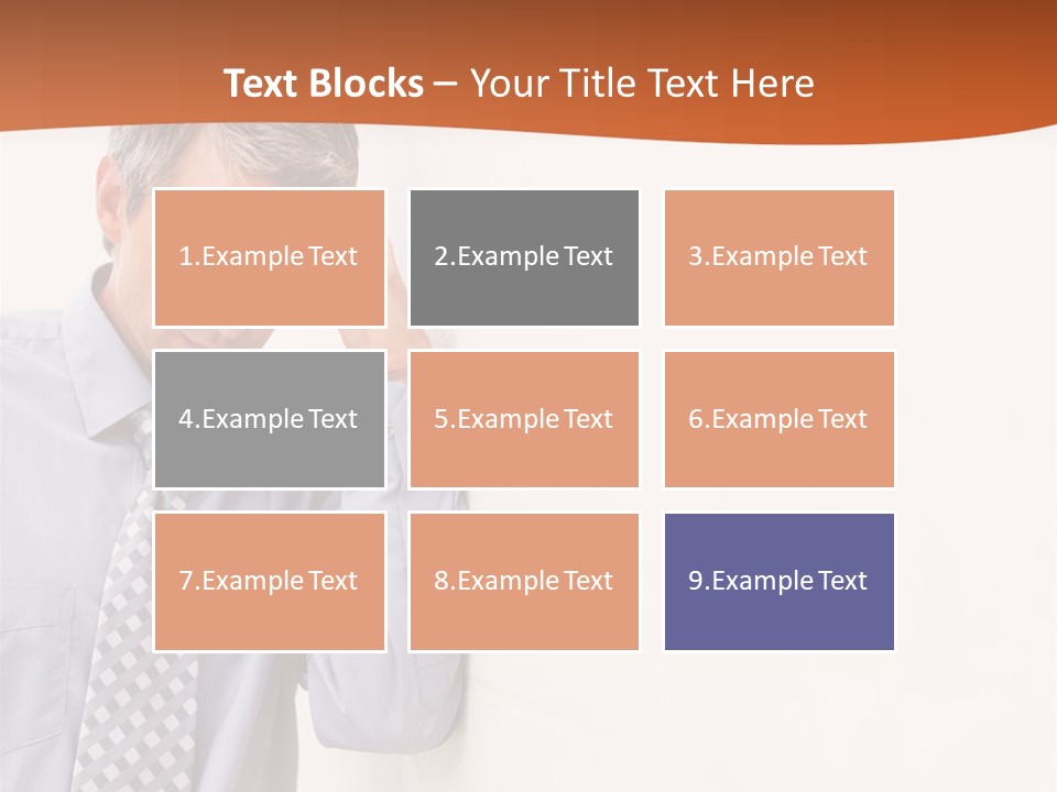 A Man Leaning Against A Wall With His Hand On His Head PowerPoint Template