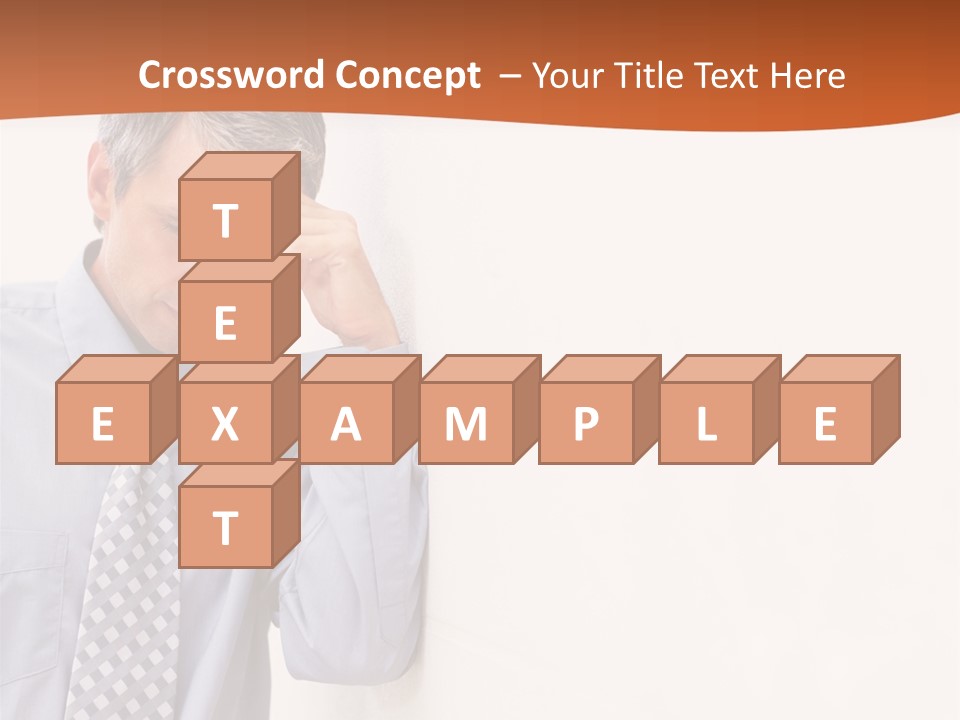 A Man Leaning Against A Wall With His Hand On His Head PowerPoint Template