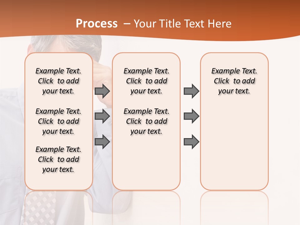 A Man Leaning Against A Wall With His Hand On His Head PowerPoint Template