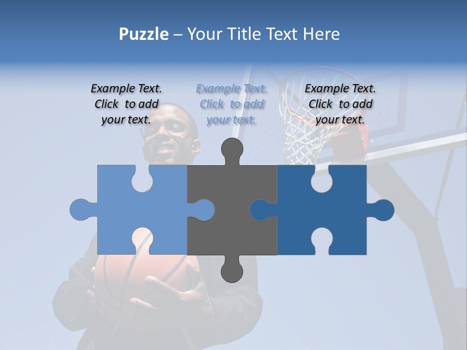 Hoops Trainer Background PowerPoint Template