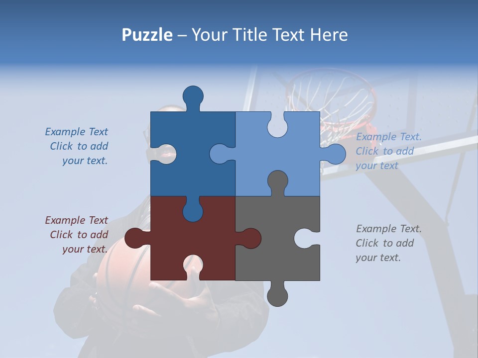 Hoops Trainer Background PowerPoint Template