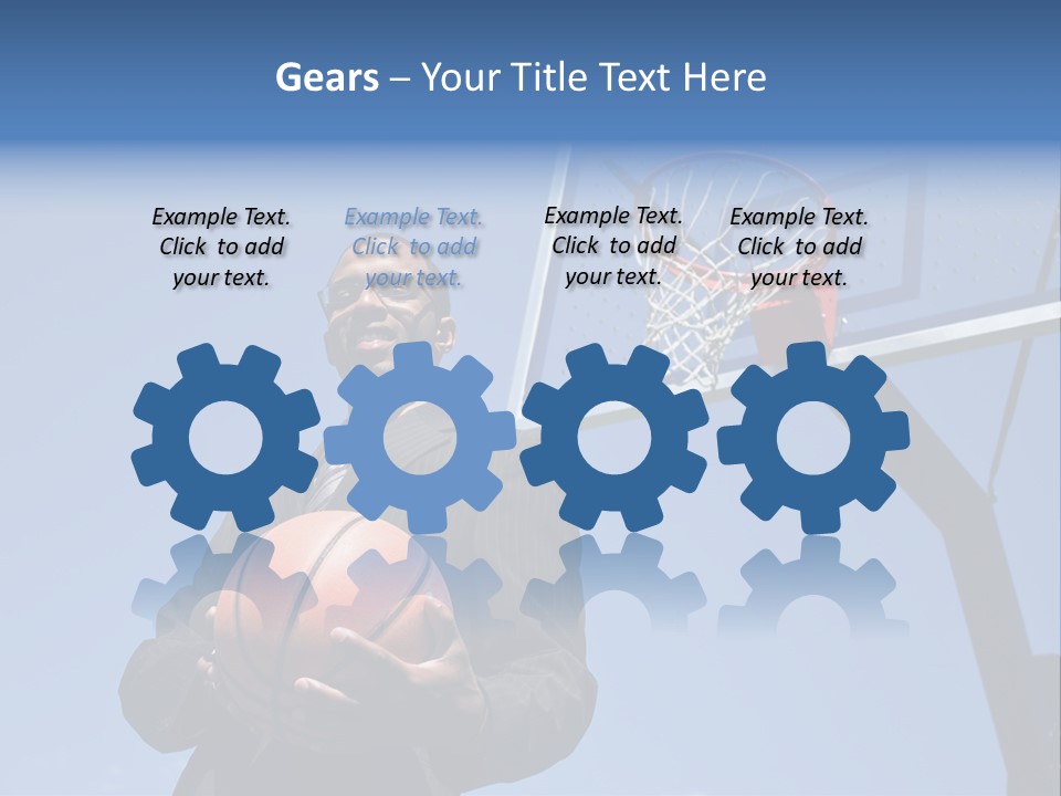 Hoops Trainer Background PowerPoint Template