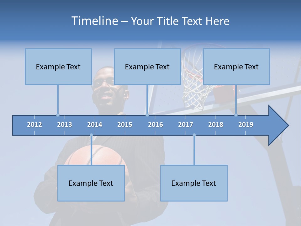 Hoops Trainer Background PowerPoint Template