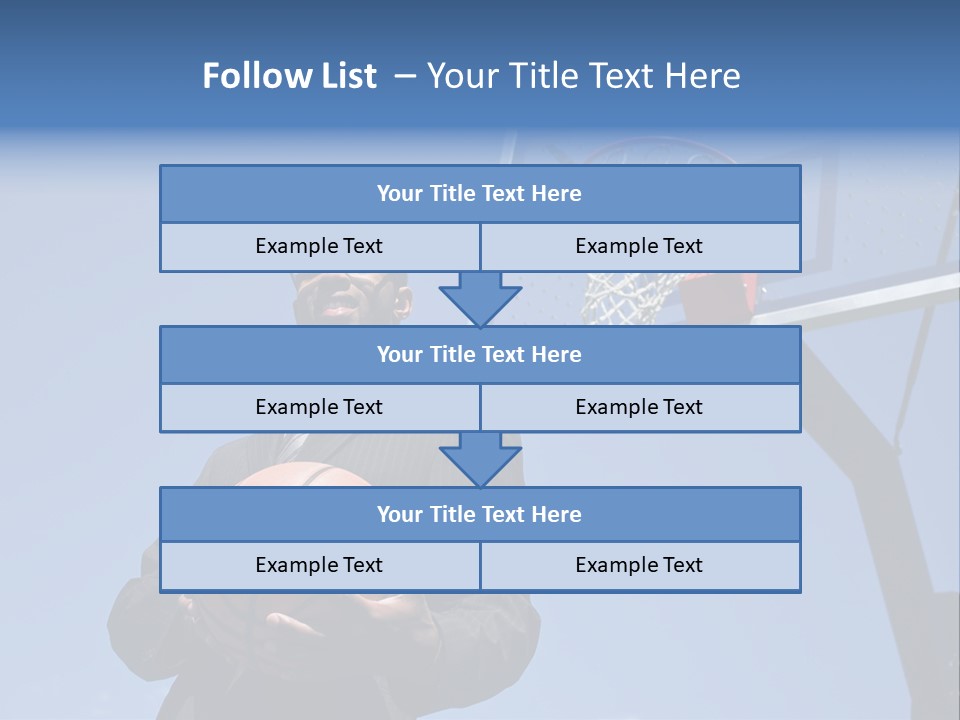 Hoops Trainer Background PowerPoint Template