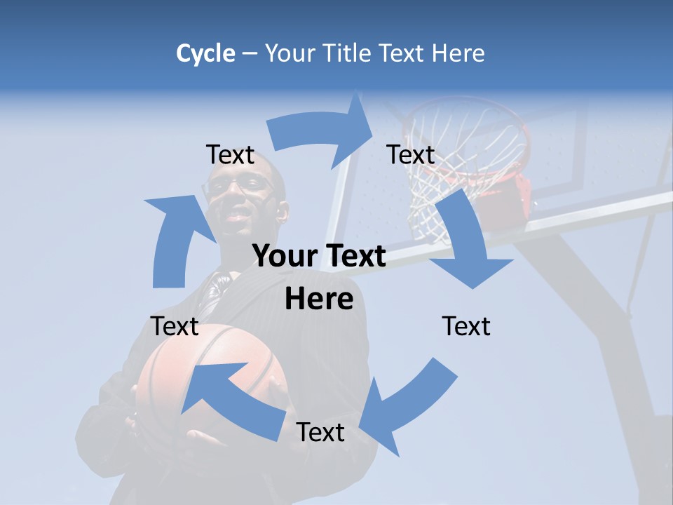 Hoops Trainer Background PowerPoint Template