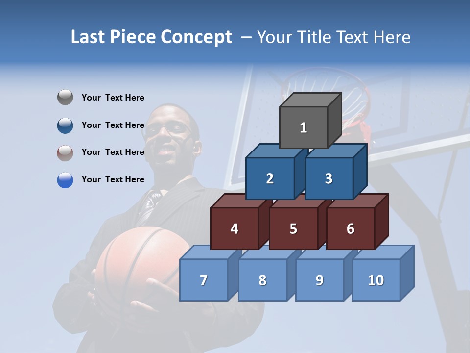 Hoops Trainer Background PowerPoint Template