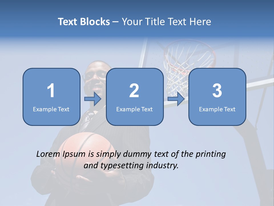 Hoops Trainer Background PowerPoint Template