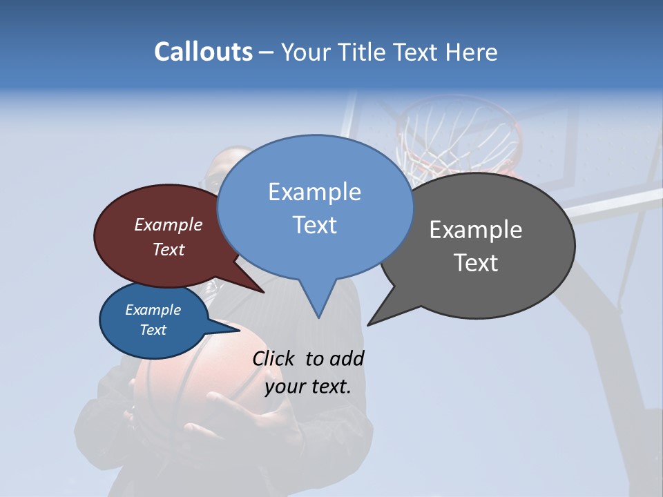 Hoops Trainer Background PowerPoint Template