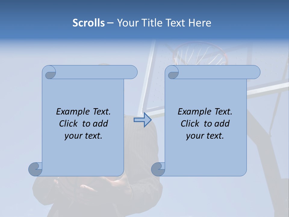 Hoops Trainer Background PowerPoint Template