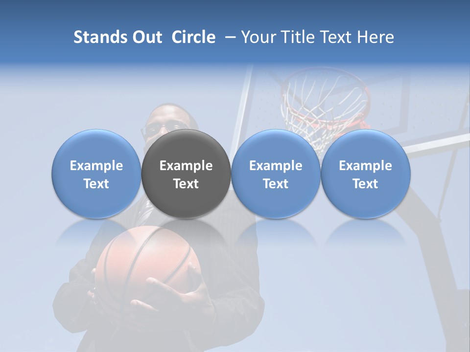 Hoops Trainer Background PowerPoint Template